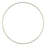 HobbyArts Anello in metallo, Oro 25 cm