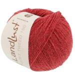 Lana Grossa Landlust Soft Tweed 180 132 Rosso fragola mélange