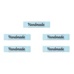 LindeHobby Handmade Etichetta, Lungo Azzurro chiaro, Magnolia Script