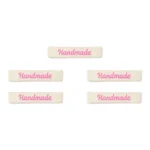 LindeHobby Handmade Etichetta, Lungo Naturale, Rosa, Magnolia Script