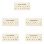 LindeHobby Handmade Con Taglie Etichetta (6 cm x 3 cm), 5 pezzi Taglie bambino