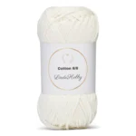 LindeHobby Cotton 8/8 020 Milk Sbiancato