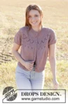 248-30 Plum Love Cardigan by DROPS Design