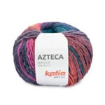 Katia Azteca 93 Petrolio-fucsia