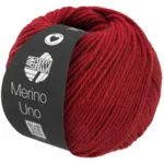 Lana Grossa Merino Uno 82 Rosso scuro