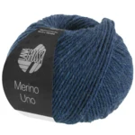 Lana Grossa Merino Uno 65 Blu inchiostro