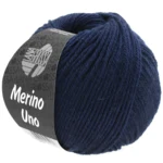 Lana Grossa Merino Uno 04 Blu notte