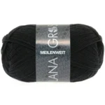 Lana Grossa Meilenweit 50 1106 Nero