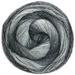 Lana Grossa Gomitolo Versione 413 Grigio argento/Grigio chiaro/Grigio medio/Grigio scuro