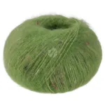 Lana Grossa Natural Superkid Tweed 633 Verde mela