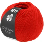 Lana Grossa Cool Wool Lace 68 Rosso brillante