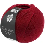 Lana Grossa Cool Wool Lace 61 Rosso vino
