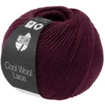 Lana Grossa Cool Wool Lace 59 Borgogna