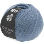 Lana Grossa Cool Wool Lace 02 Blu colombo