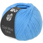 Lana Grossa Cool Wool Lace 48 Blu azzurro