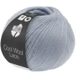 Lana Grossa Cool Wool Lace 62 Blu pastello