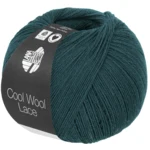 Lana Grossa Cool Wool Lace 69 Petrolio scuro