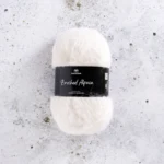 Svarta Fåret Brushed Alpaca 000 Bianco naturale
