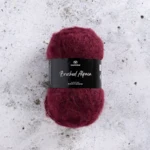 Svarta Fåret Brushed Alpaca 020 Merlot di mezzanotte