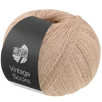 Lana Grossa Vintage Socks 1019 Beige/sabbia mélange