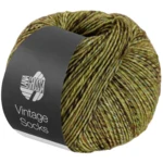 Lana Grossa Vintage Socks 1002 Verde maggio/verde mela/verde scuro melangiato
