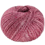 Lana Grossa Vintage Socks 1009 Rosa antico/rosso geranio/bordeaux melangiato