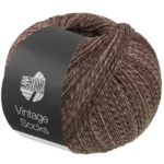 Lana Grossa Vintage Socks 1024 Grigio marrone/moka mélange