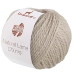 Natural Lama Chunky 12 Beige grigio