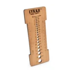 LYKKE Misuratore per Ferri da Maglia (1.75-12.00 mm) Beechwood