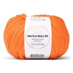 LindeHobby Merino Bliss 90 40 Arancione neon