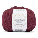 LindeHobby Merino Bliss 90 29 Bordeaux scuro