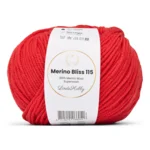 LindeHobby Merino Bliss 115 19 Rosso scuro