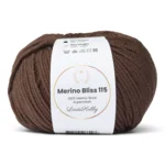 LindeHobby Merino Bliss 115 14 Marrone scuro