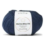LindeHobby Merino Bliss 175 26 Blu scuro