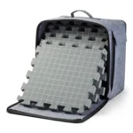 LindeHobby Tappetini per Blocking in Borsa di Feltro con 100 Spilli a T, Grigio