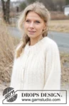 243-2 Winter Owl Cardigan by DROPS Design