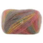 Lana Grossa Cottonhair 106 Ombra/bacca/giallo ocra/rosa antico/rosa/fucsia/blu fumo