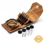 LYKKE Set di Ferri Circolari Componibili Umber, Starter Set, Tan, 9 cm