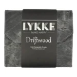 LYKKE Set di Uncinetti Tunisini Intercambiabili Driftwood, Grigio, 15 cm