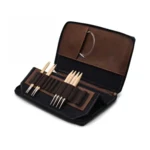LYKKE Oxford Custodia per Ferri Circolari Intercambiabili, 13 cm Cioccolato
