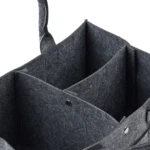 LindeHobby Cesta in Feltro con Bottoni Automatici