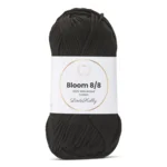 LindeHobby Bloom 8/8 Mercerized Cotton 01 Nero