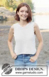 257-31 Scallop Bliss Top by DROPS Design