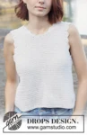 257-31 Scallop Bliss Top by DROPS Design