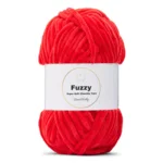 LindeHobby Fuzzy Chenille 11 Rosso sangue