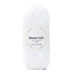 LindeHobby Bloom 8/4 Mercerized Cotton 02 Bianco