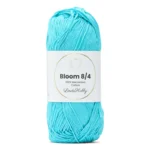 LindeHobby Bloom 8/4 Mercerized Cotton 15 Turchese