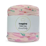 LindeHobby Inspire Print 116 Rosa con fiori