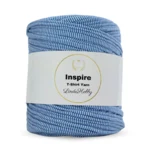 LindeHobby Inspire Print 84 Bianco e blu a righe