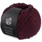 Lana Grossa Cool Wool Superbig 221 Nero rosso melangiato
